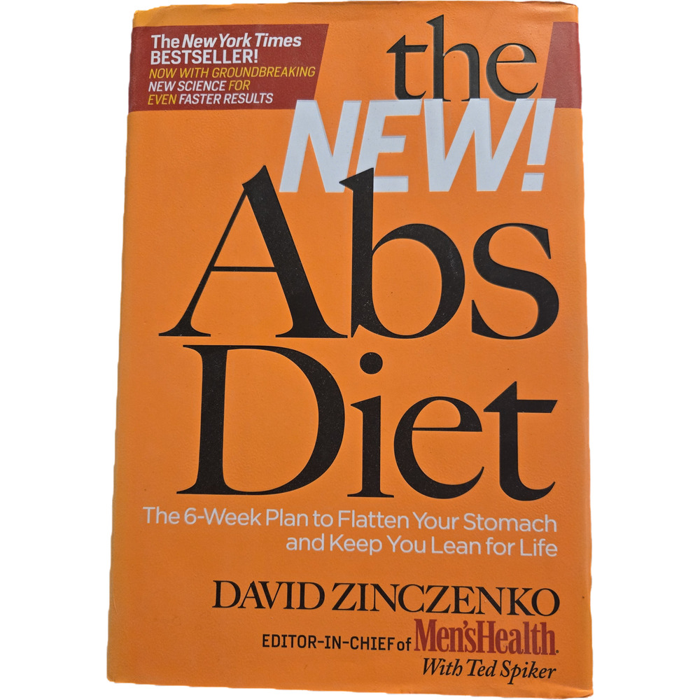 The New! Abs Diet 6-Week Plan David Zinczenko Hardcover men's health
